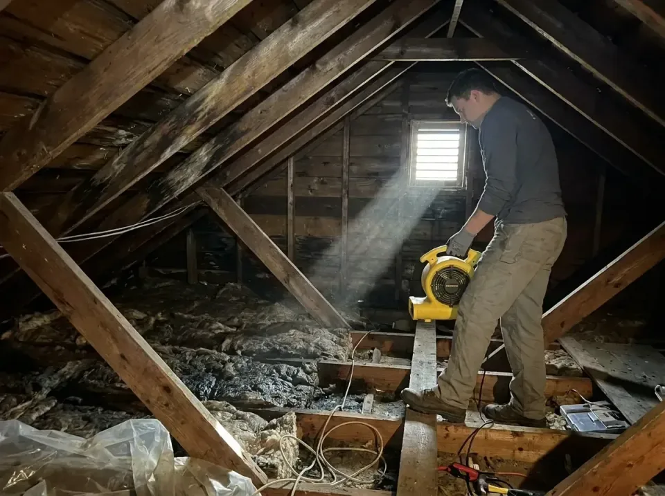 attic-water-damage-drying-proc-007 — frequently asked questions, Emergency Water Extraction & 24/7 Flood Response in Fairfax…